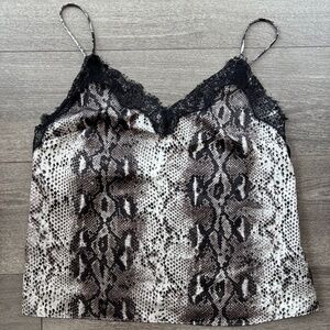 Snakeskin Print Camisole